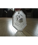 Waterford Crystal Ornament 12 Days of Christmas 1990 Seven Swans a Swimming - $235.93 MXN