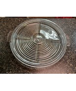 Anchor Hocking: Manhattan Clear Pattern Divided Relish Tray 1938-43 - $24.74