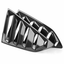 Carbon Fiber Look Side Window Quarter Louver Cover Fit 2016-2021 Chevy Camaro - £22.38 GBP