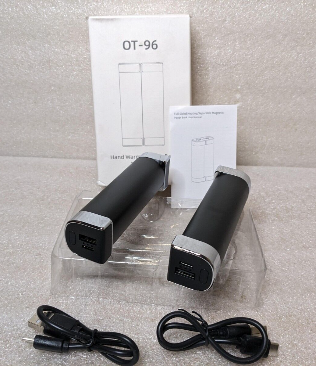 Dual Rechargeable Hand Warmers or Battery Pack (10,000 mAh), 15Hrs Warmt... - $18.99