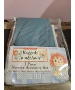 Rare Vintage Classic Raggedy Ann and Andy Nursery Crib Set - £99.62 GBP