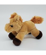 8&quot; Aurora Mini Flopsies Pony Horse Tan Brown Plush Stuffed Lovey Toy B65 - €8,67 EUR