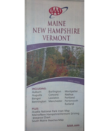 AAA - Maine New Hampshire Vermont map 2000 - £6.34 GBP