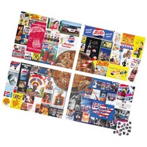 DAMAGE BOX Pepsi, 4 Puzzle Multipack, 500-Piece Novelty Mega Puzzle, for All - $19.88