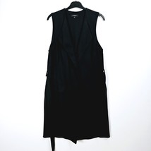 New Look - PETITE - Sleeveless Lightweight Longline Belted Jacket -Black... - $19.04