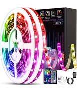 100ft Music Sync Color Changing LED Strip For Bedroom - £35.96 GBP