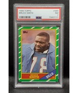 1986 Topps Bruce Smith #389 RC HOF PSA 7 Near Mint Buffalo Bills Rookie - £29.79 GBP