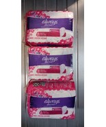 3  Always Discreet Liners Reg Length 24 Ct Each (J40) - $24.30