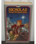 NICHOLAS The Boy Who Became Santa VHS Animated Christmas Cartoon RARE 1989 - €42,15 EUR