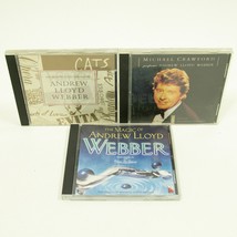 Andrew Lloyd Webber Michael Crawford CD Lot  Phantom of the Opera Cats Evita - £5.78 GBP