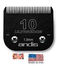 Andis Ultra Edge Plus Egt # 10 Blade*Fit Ag,Agc,Agr,Dblc,Smc,Mbg Pet Clippers*New - £46.35 GBP