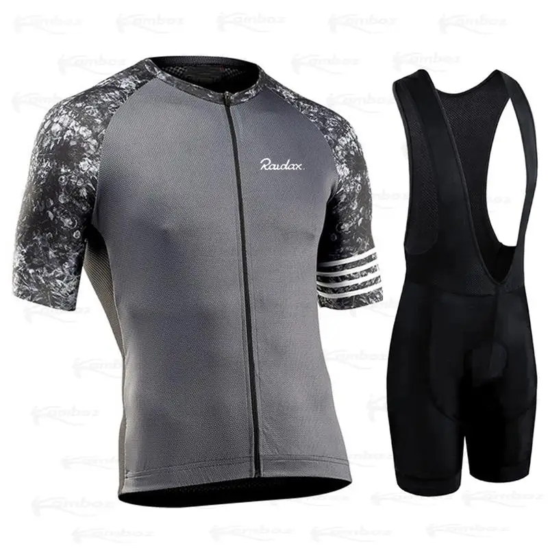 Sporting Grey Raudax  Ciclismo 2022 New Men&#39;s Summer Breathable Bicicletas Road  - £27.97 GBP