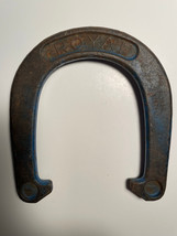 ROYAL BLUE HORSESHOE ST. PIERRE WORCESTER MA. HEAVY VINTAGE COLLECTOR HO... - $13.95
