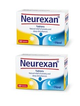 2 PACK Heel Neurexan For nervous anxiety, insomnia x50 tablets - $29.99