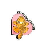 Garfield “I’m Stuck On You” Metal Enamel Pin - New Garfield Pin - Heart Pin - $6.50