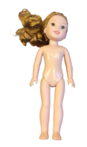 American Girl Wellie Wishers Willa 14.5 in Doll Red Hair Hazel Eyes Freckles - £23.36 GBP