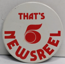 Vintage That&#39;s 5 Newsreel KSTP-TV Twin Cities Channel Station 2-1/4&quot; But... - £10.82 GBP