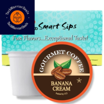 Smart Sips Coffee, Banana Cream Medium Roast, 24 Count (Pack of 1)  - $27.82