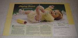 1990 Danbury Mint Playing Tootsie Doll Ad - There goes that bootie again! - £14.78 GBP