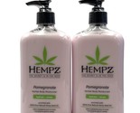 Hempz Pomegranate Herbal Body Moisturizer 17 fl.oz-2 Pack - $44.95