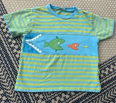 Toddler Fish And Shark Shirt Size 4t - $7.91
