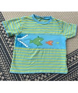 Toddler Fish And Shark Shirt Size 4t - $7.91