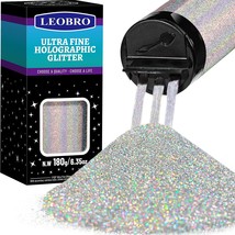 Holographic Ultra Fine Glitter, 180G/6.35Oz Resin Glitter Powder Sequins... - $17.99