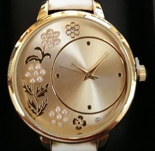 Avon You Are So Pretty Pearleque Watch &quot;White&quot; (Quartz movement/ Strap Band) New - £14.62 GBP