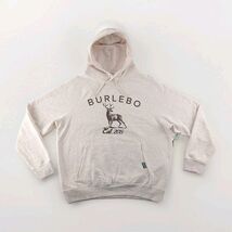 BURLEBO Men’s L Fleece Hoodie Soft Midweight Pullover Light Tan Brown Bu... - $47.50