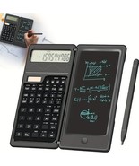 1 Ultra-Slim Erasable LCD Writing Board &amp; Scientific Calculator - 10-Dig... - $303.02 MXN