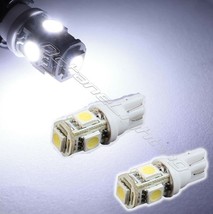 2-White 168 920 194 2825 T10 5-SMD LED Bulbs Parking City Back-Up License Lights - $7.95