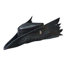 Bloodborne Hunter Crocodile Leather Hat - $385.00