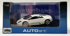 1/43 Scale Auto Art Lamborghini Murcielago 2001 Balloon White 54516 - £43.96 GBP
