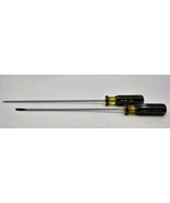 (2) 13&quot; Stanley Flathead Slot Screwdriver 100 Plus 66-180 Tool Made In USA - €19,48 EUR