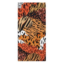 Mondxflaur Tiger Skin Hand Towels for Bathroom Hair Absorbent 14x29 Inch - £10.38 GBP