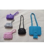 Set of 5 Barbie Bags/Purses EUC - $9.89