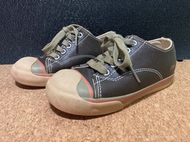 Morgan and Milo Little Boy Brown Sneakers Size 11 Leather Upper - $9.90