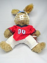 Build A Bear BABW Red Football Jersey White Pants Football Outfit Brown ... - $15.20
