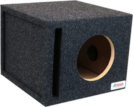 Atrend 8 inch Single Vented SPL Tune Subwoofer Box - Improves Audio Qual... - £59.79 GBP