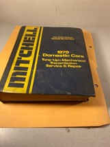 Mitchell 1979 Domestic Cars Tune Up Mechanical Service Repair Manual - £12.56 GBP