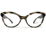 PRADA Eyeglasses Frames VPR 11R VAO-1O1 Green Brown Striped Cat Eye 50-1... - $118.79
