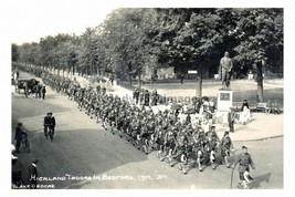 rs2061 - Highland Troop marching through the Town of Bedford - photo 6x4 - $3.00