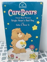 Care Bears Friend Bear Presents Bright Heart Bad Day and Grin &amp; Bear It VHS 2003 - £7.90 GBP
