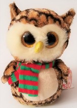 Ty Wise the Owl with Scarf Beanie Boos - £9.11 GBP