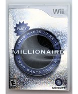 Nintendo Wii Who Wants to Be a Millionaire (2010) Game, Booklet &amp; Cover - £5.48 GBP