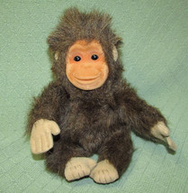 1994 Hosung Monkey Plush Flocked Face Chimp 10&quot; Stuffed Animal Toy Vintage Lovie - £9.06 GBP
