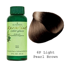 All-Nutrient Keratint Color-Glaze Hair Color - 6P Light Pearl Brown