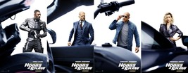 Fast &amp; Furious Hobbs &amp; Shaw Movie Poster Character Art Film Print 24x36&quot;... - $11.90+