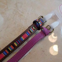 Target Two Pack Girls Medium Belts Rainbow and Fuchsia - New - $9.99