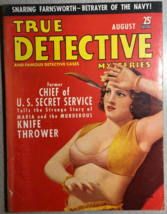 True Detective Mysteries Magazine August 1937 - £31.64 GBP